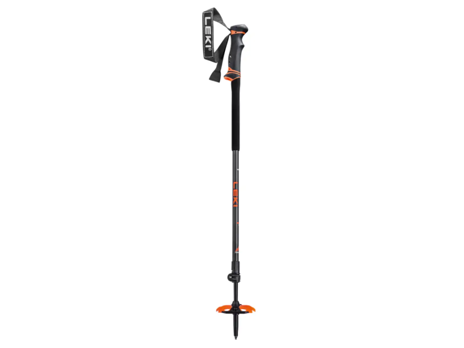 Leki Helicon Lite Tourenstöcke Dunkelanthrazit/Neonorange/Schwarz Größe 110 - 145 cm