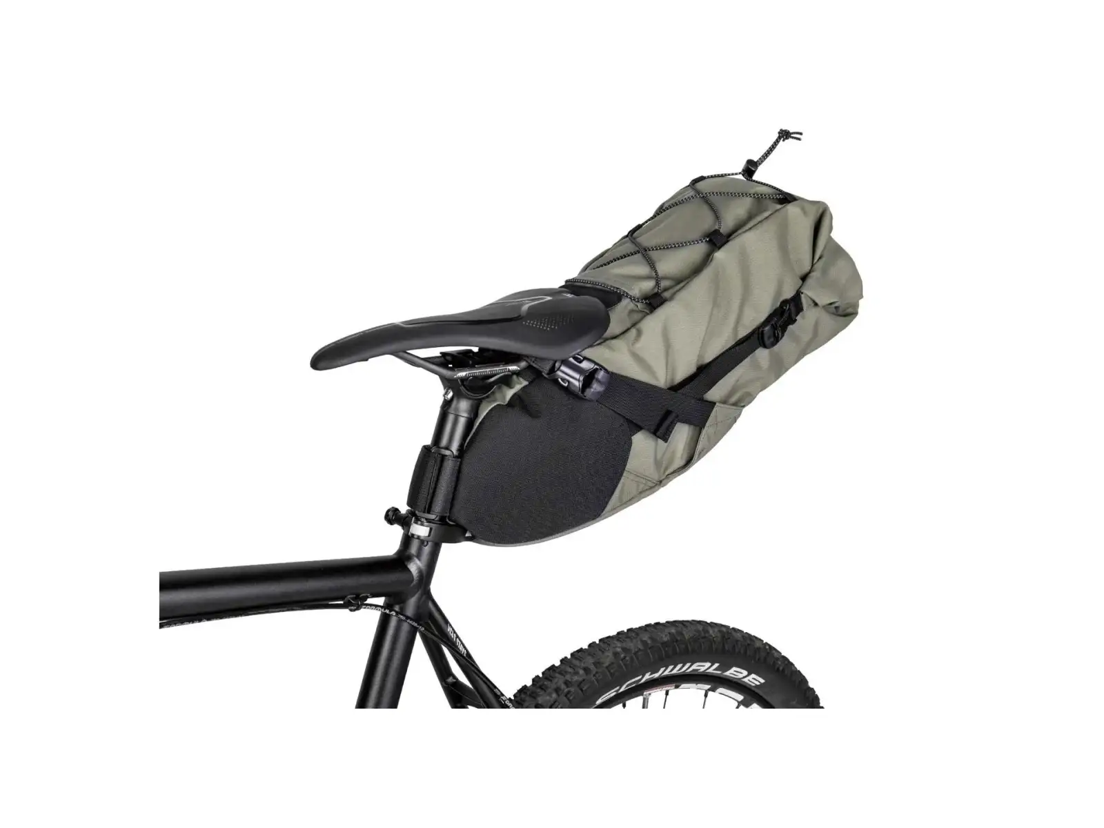 Topeak BackLoader Roll-Top Satteltasche 6 l grün