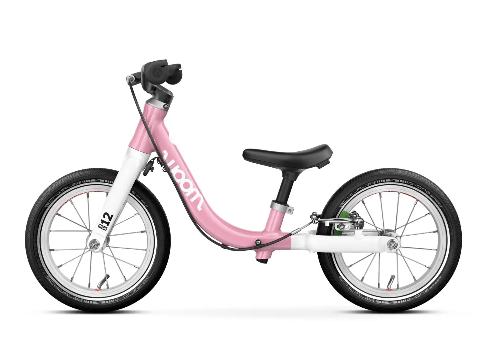 Woom GO 1 Kinderlaufrad 12" Powder Pink