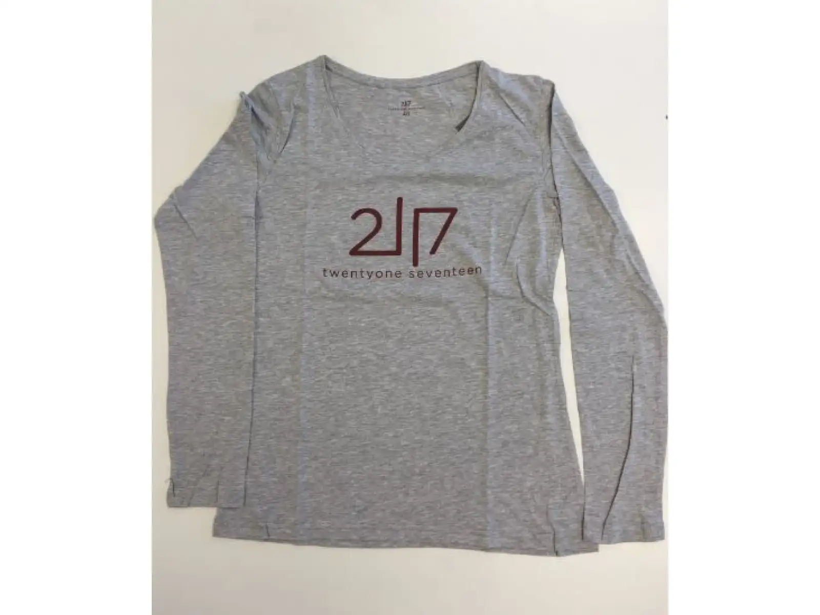 2117 of Sweden Vida Damen-T-shirt Langarm Grey