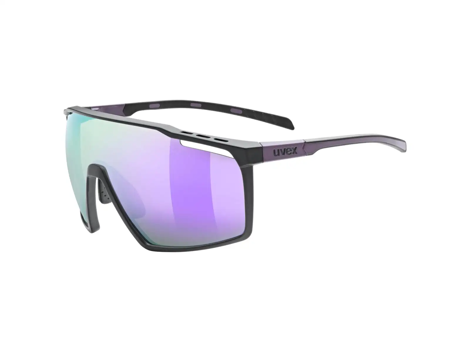 Uvex MTN Perform Fahrradbrille Black Purple M/Mirror Purple