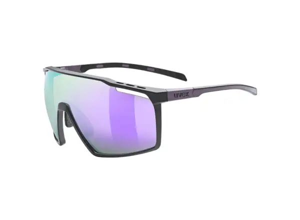 Uvex MTN Perform Fahrradbrille Black Purple M/Mirror Purple