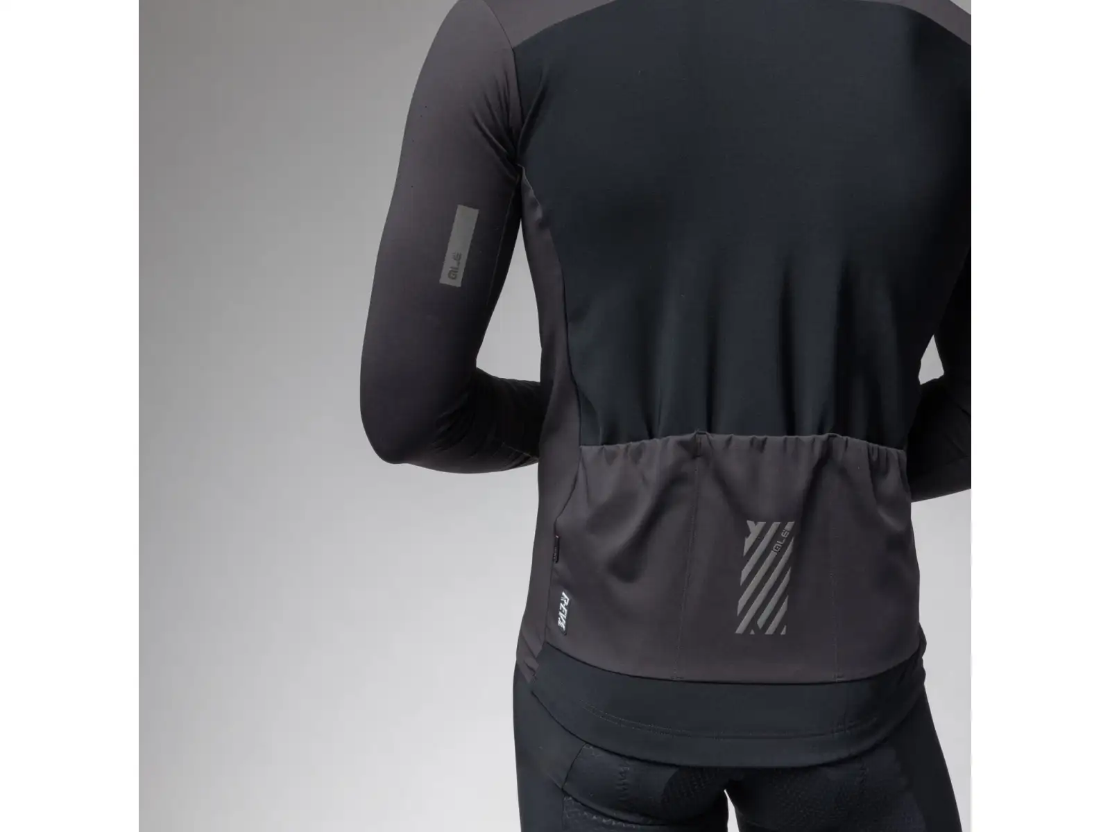 Alé R-EV1 Defence 2.0 Herren Fahrradjacke schwarz