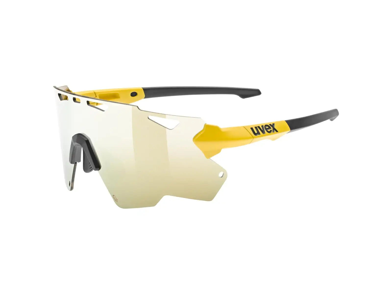 Uvex Sportstyle 228 Fahrradbrille Sunbee Black Mat/Mirror Yellow