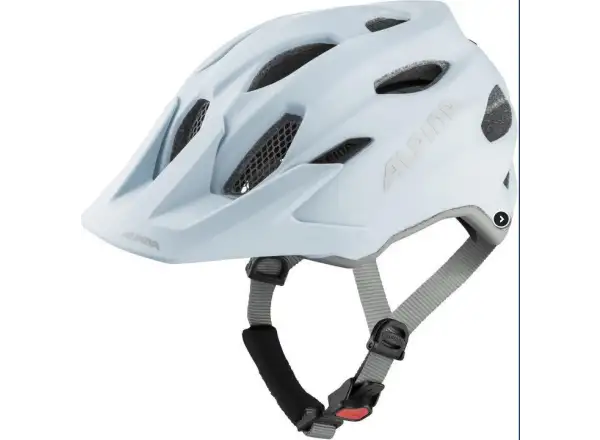 Alpina Carapax Kinderhelm matt Grau-Blau