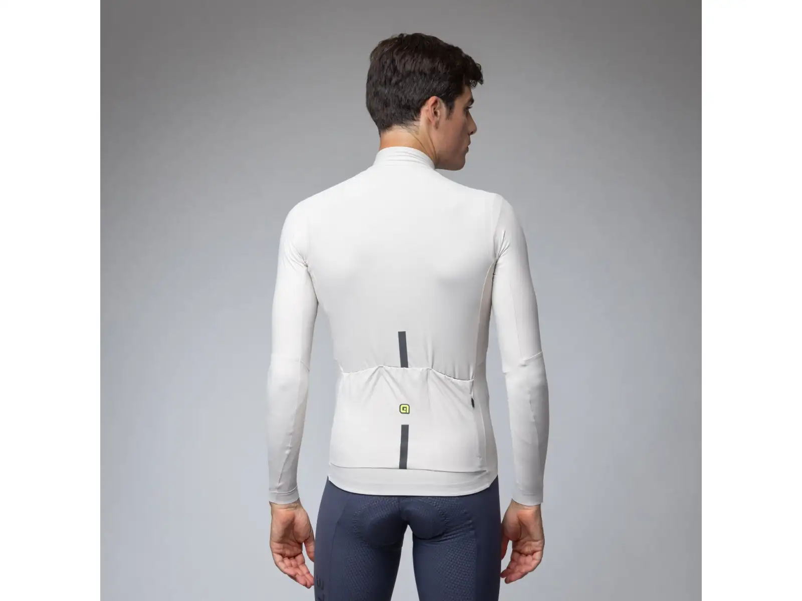 Alé R-EV1 Warm Race Herren gefüttertes Radsporttrikot Stone