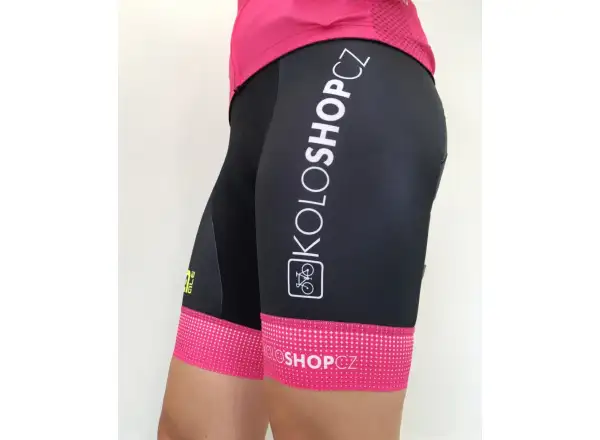 Alé Prime Damen Shorts mit Einsatz und Träger Koloshop pink