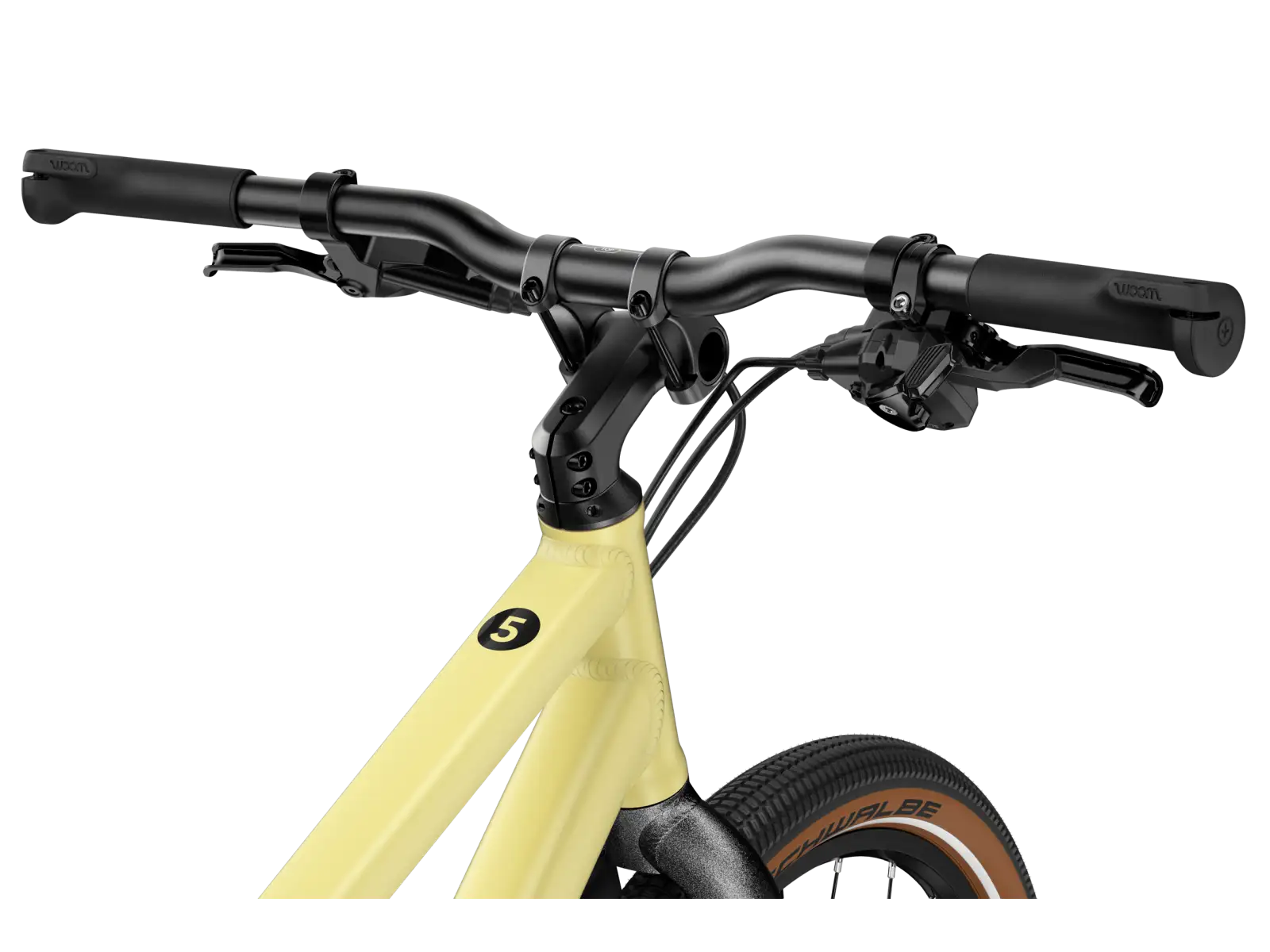 Woom 5 EXPLORE Kinderfahrrad mellow yellow