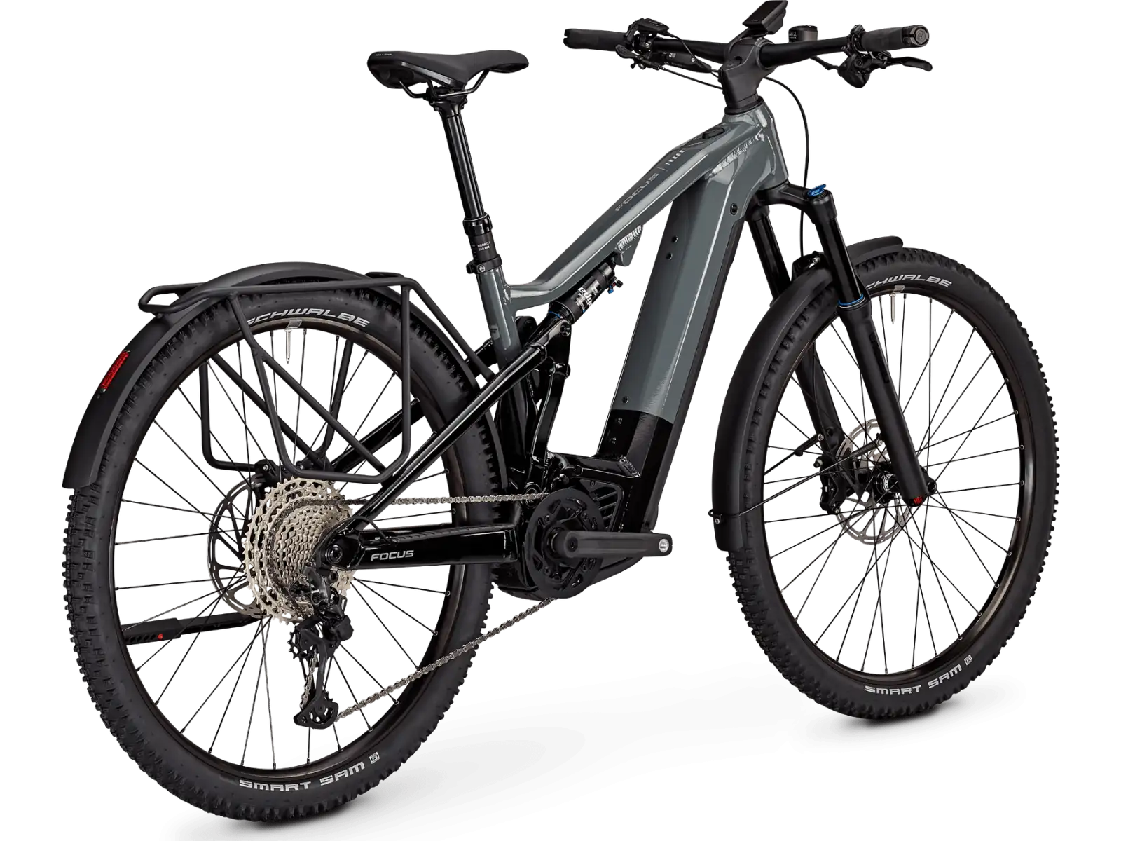 Focus Thron2 6.8 EQP DI 625Wh vollgefedertes E-Bike Slategrey/Magicblack