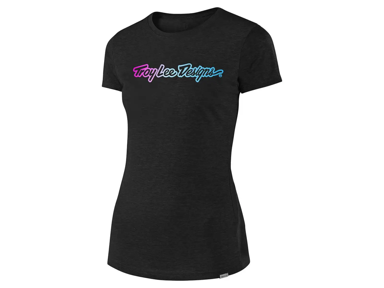 Troy Lee Designs Women Signature Tee Damen T-Shirt kurzarm Schwarz