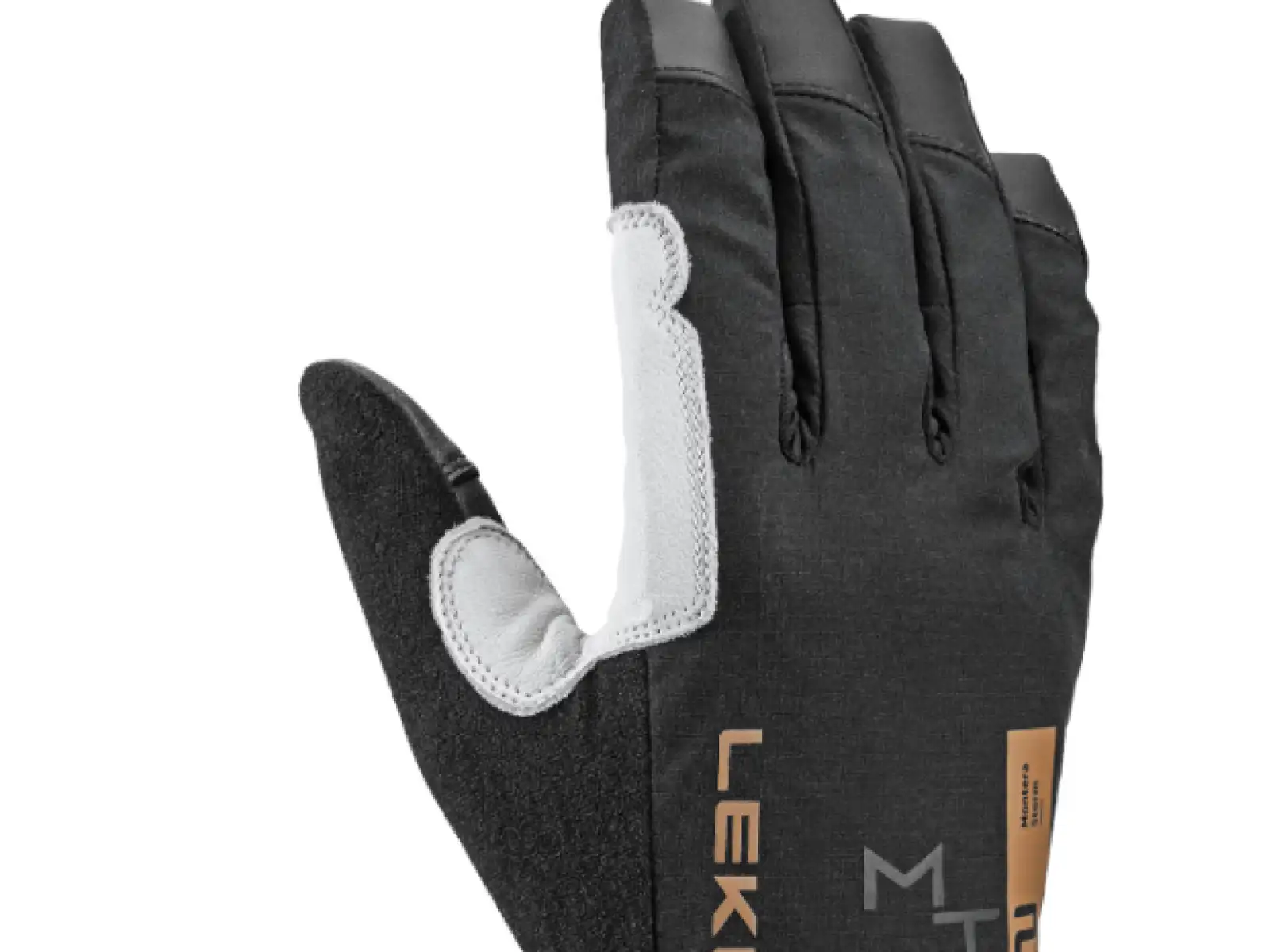 Leki Montera Storm alpine Handschuhe schwarz/weiß/braun