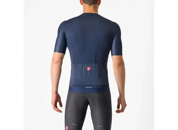 Castelli Espresso Herren-Trikot Kurzarm Belgian Blue/Silver Moon