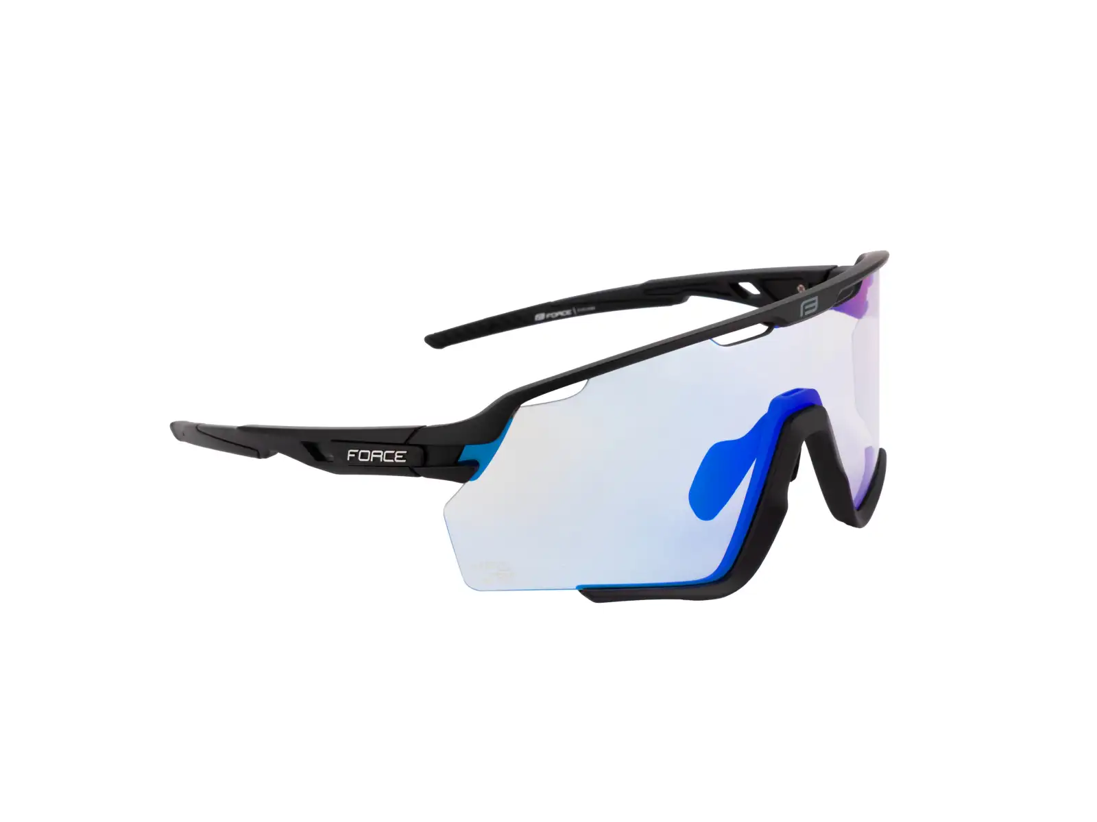 Force Cyclone Brille schwarz/blau photochromatisches Glas