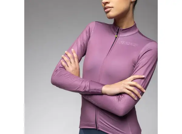 Alé PR-E Follow Me Damen Thermo-Trikot langarm Mauve