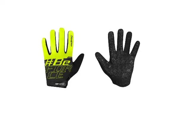 Force Kid Swipe Sommer Kinder MTB Handschuhe Schwarz/Fluo
