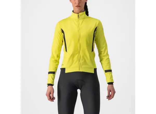 Castelli Dinamica 2 Damenjacke brilliant yellow/dark grey