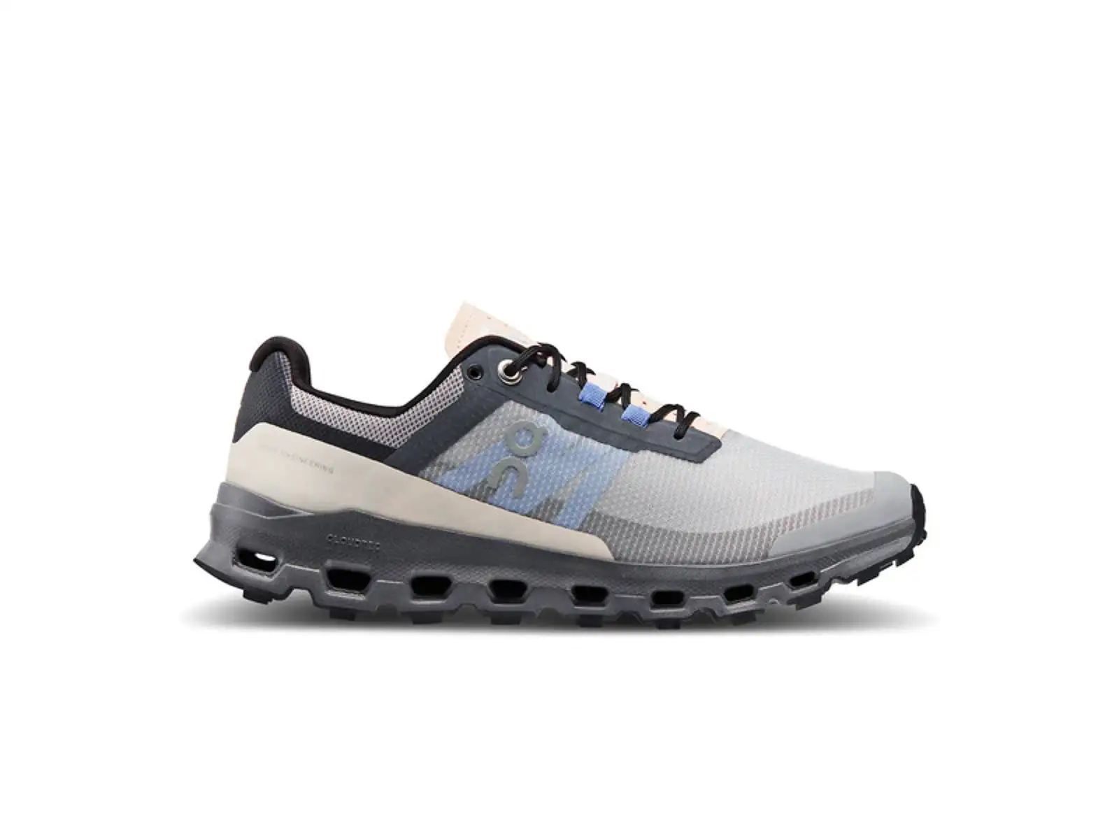 On Cloudvista Damen-Trailschuhe Alloy/Black