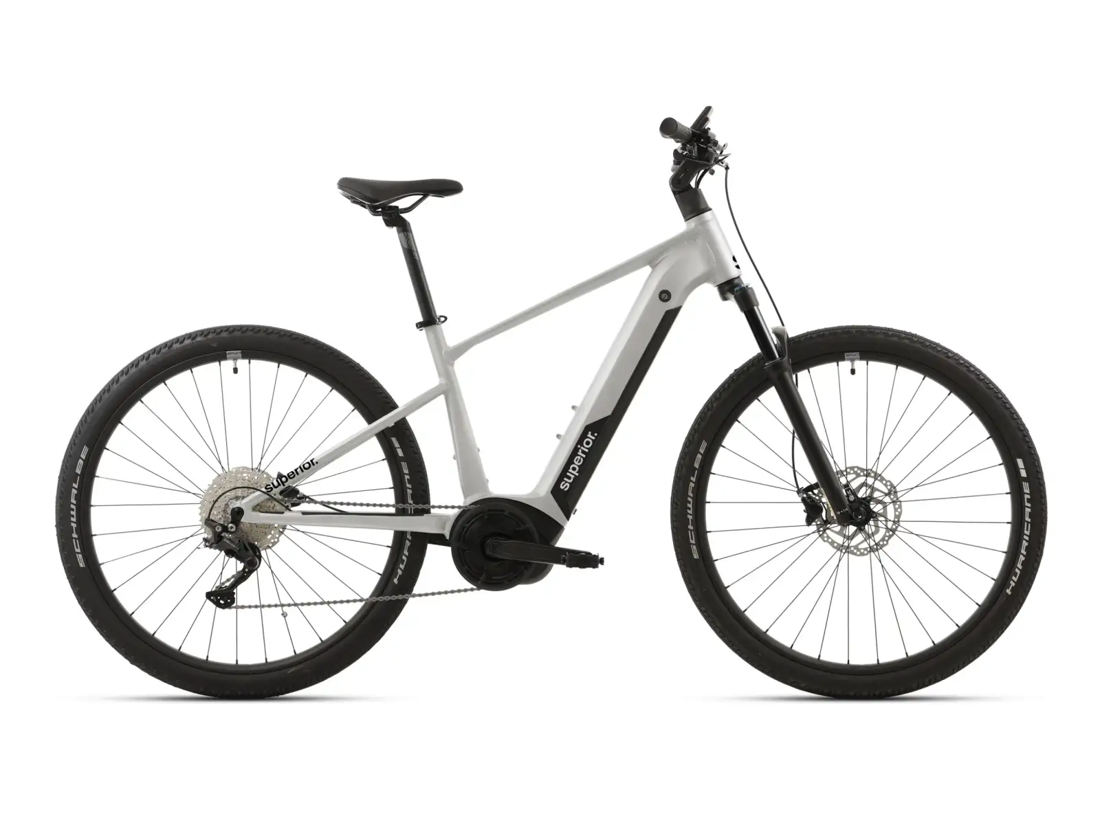 Superior eXC 6.3 Elektro-Mountainbike Matte Silver