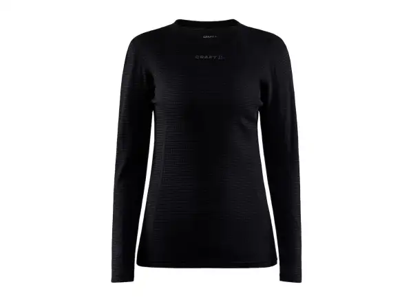 Craft Pro Wool Extreme X Damen Langarmshirt schwarz