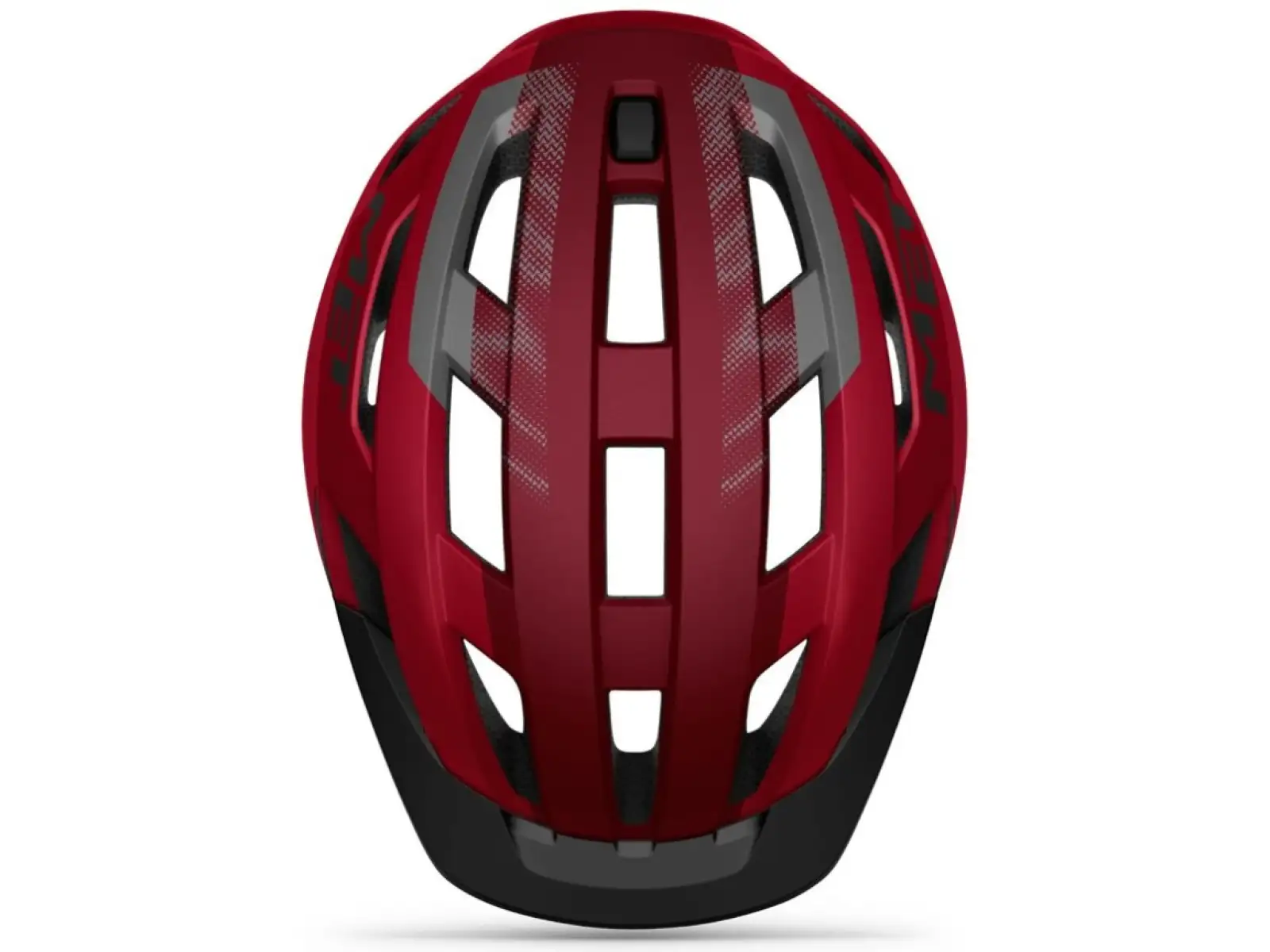 MET ALLROAD Helm Rot/Schwarz Matt