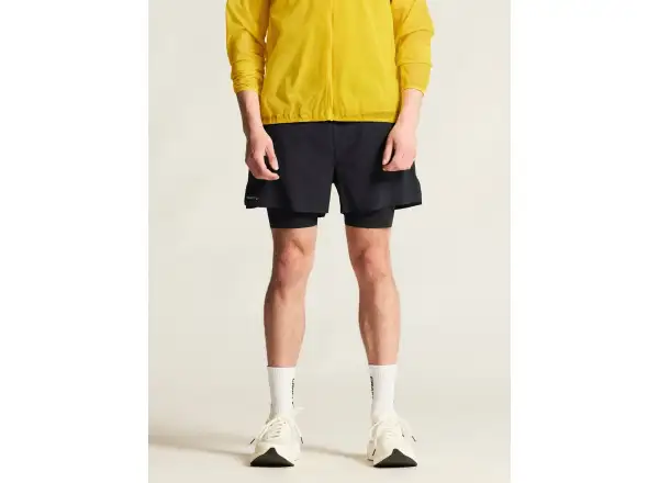 Craft Hypervent 2-in-1 Herren Laufshorts schwarz
