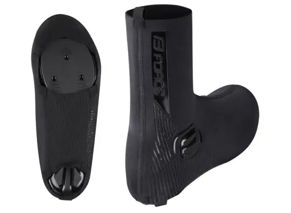 Force Deep Überschuhe für Rennradschuhe in Schwarz