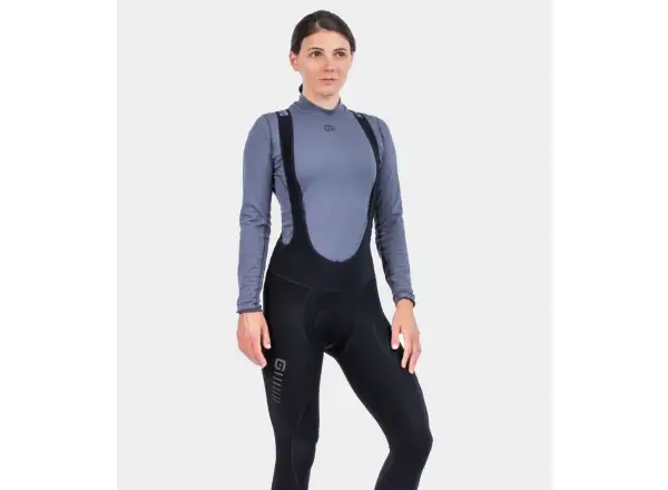 Alé Solid Essential Damen Winter Radhose mit Latz Black