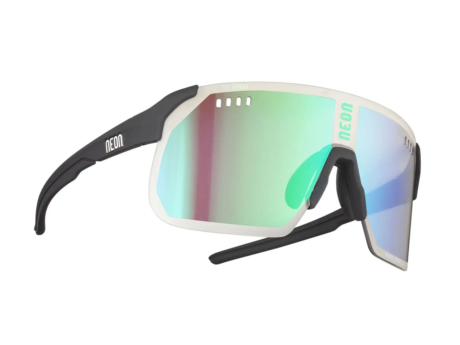 Neon Air Pro Brille Schwarz Matt/Phototronic Plus Grün Matt