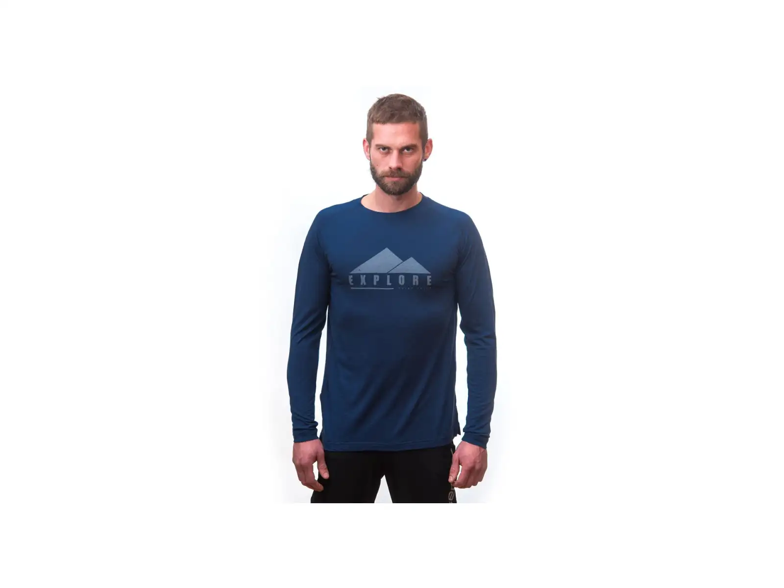 Sensor Merino Air PT Explore Herren Langarmshirt navy