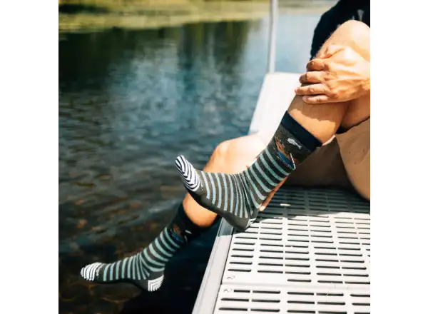 Darn Tough Animal Haus Crew Lightweight Herren Socken Forest