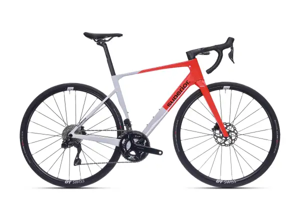 Superior XR 9.5 GF Rennrad Gloss Grey/Red