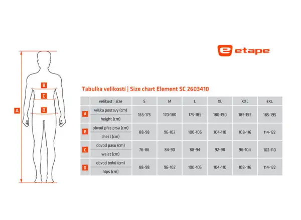 Etape Element SC Herren Funktionsshirt ohne Ärmel schwarz