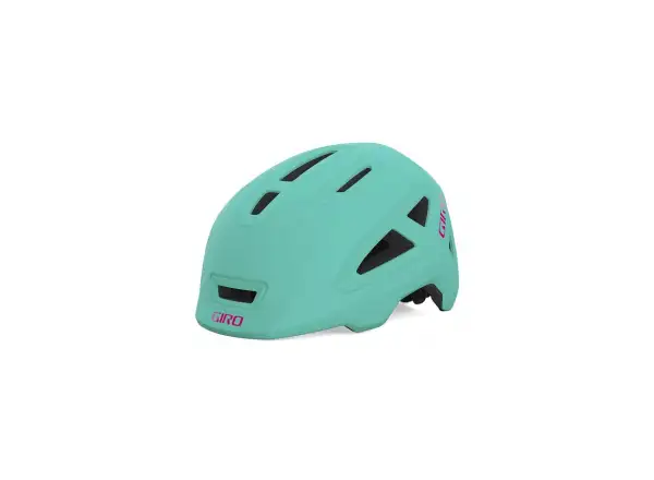 Giro Scamp II Kinderhelm Matte Schreiendes Türkis