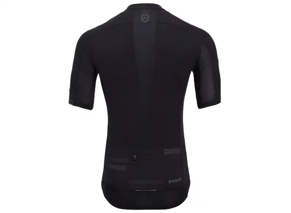 Silvini Ceno Herren-Trikot mit kurzem Ärmel schwarz