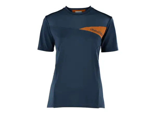 Troy Lee Designs Skyline Damen Kurzarmshirt Slate/Heather Bourbon