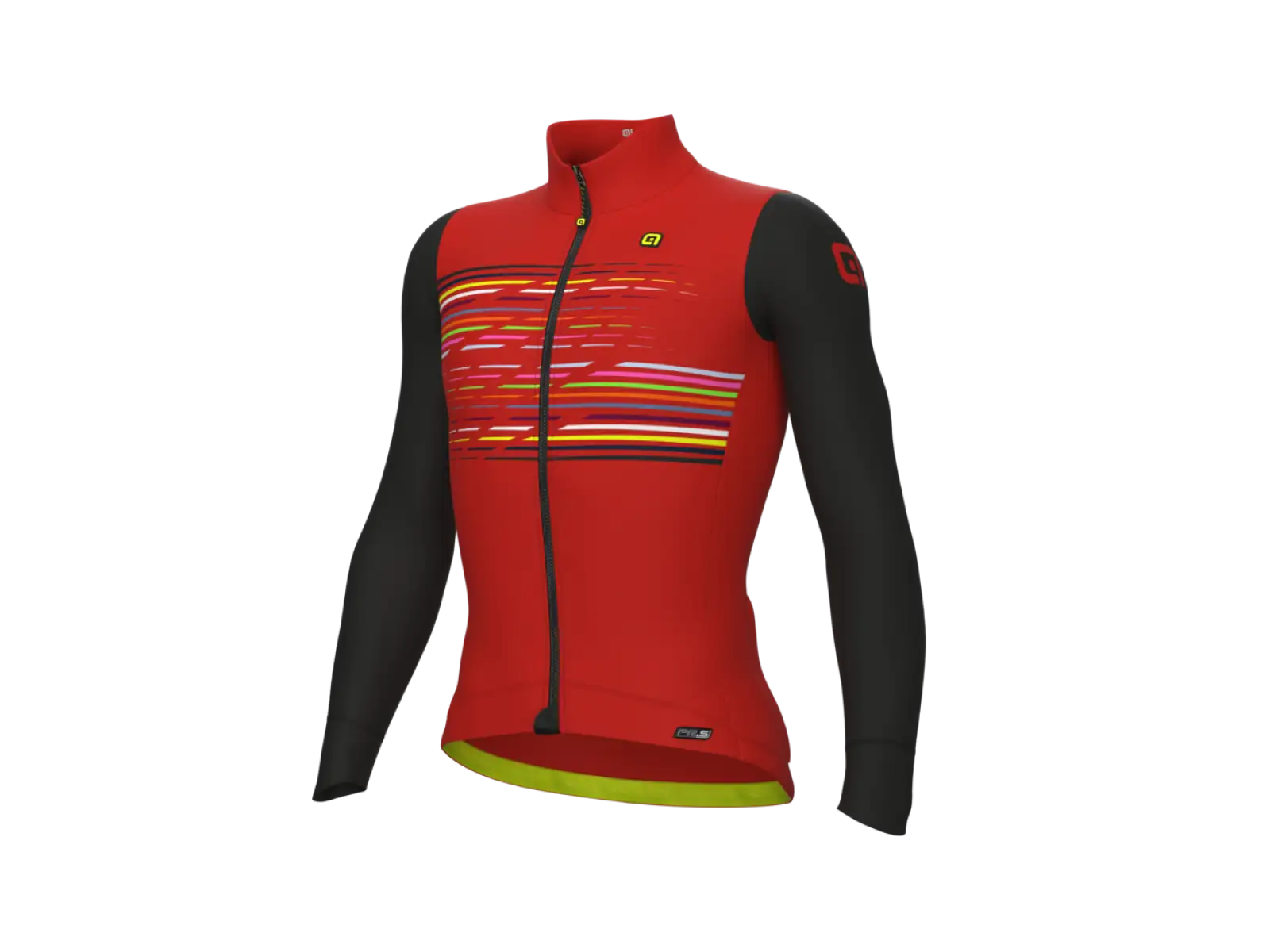 Alé Logo PR-S Herren-Thermo-Radsporttrikot Carmine