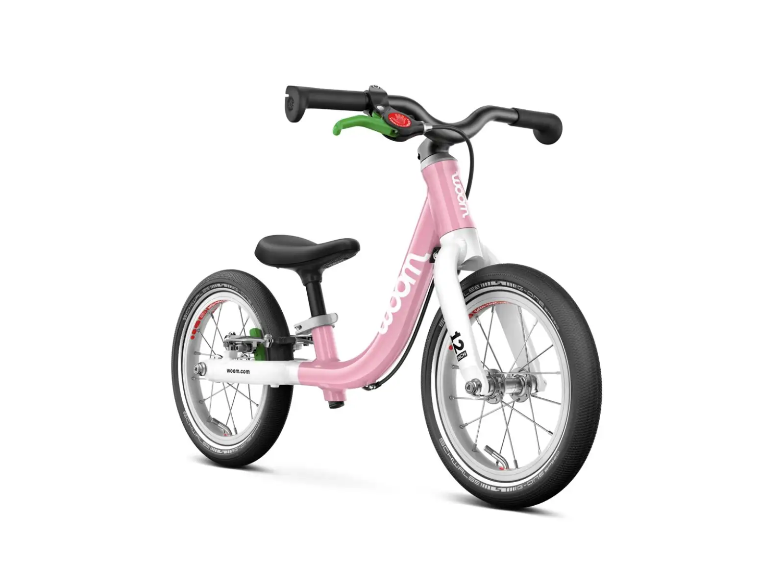 Woom GO 1 Kinderlaufrad 12" Powder Pink