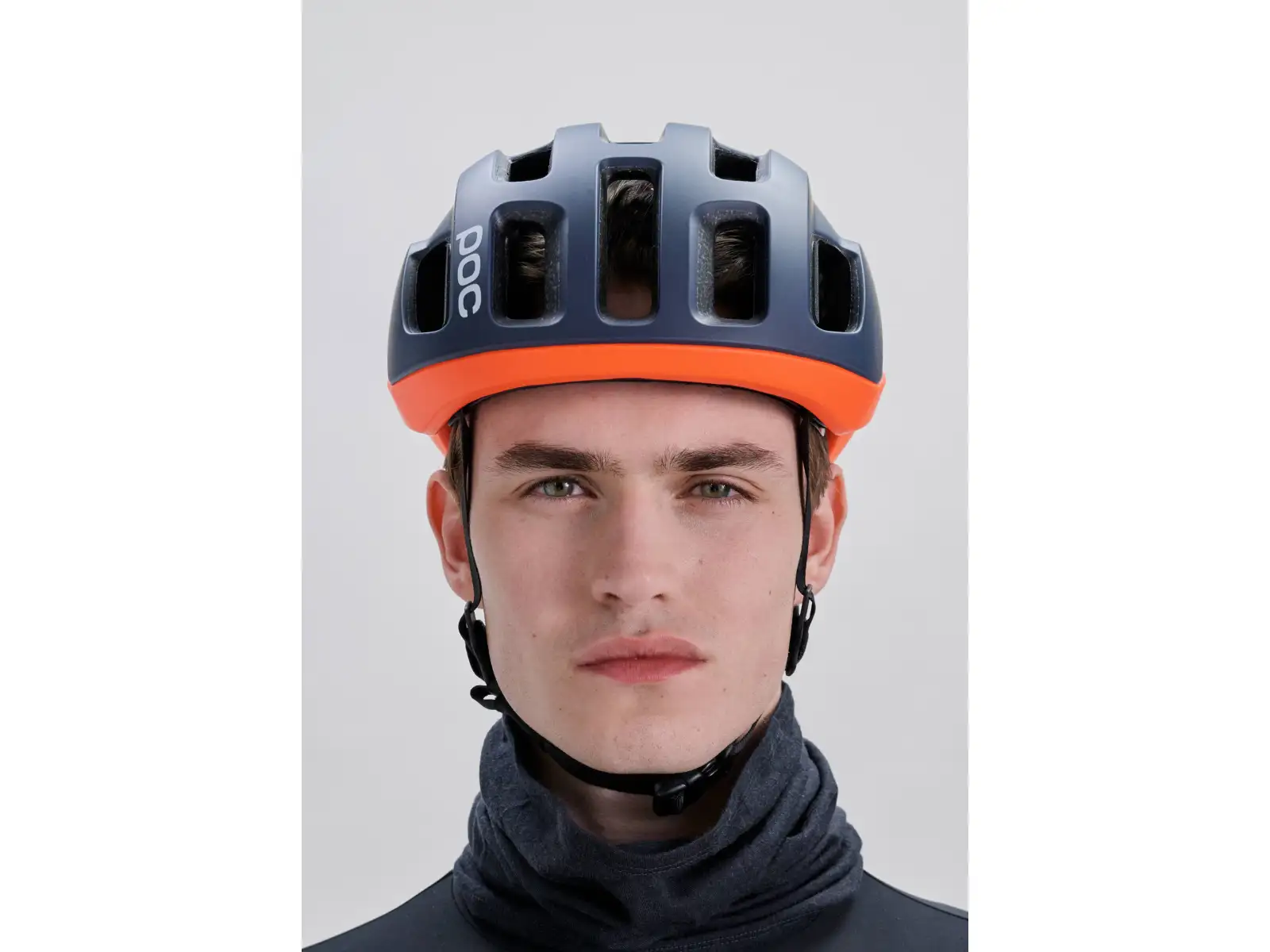 POC Ventral Air MIPS Helm Apatite Navy Matt/Fluo. Orange Matt/Hydrogen White