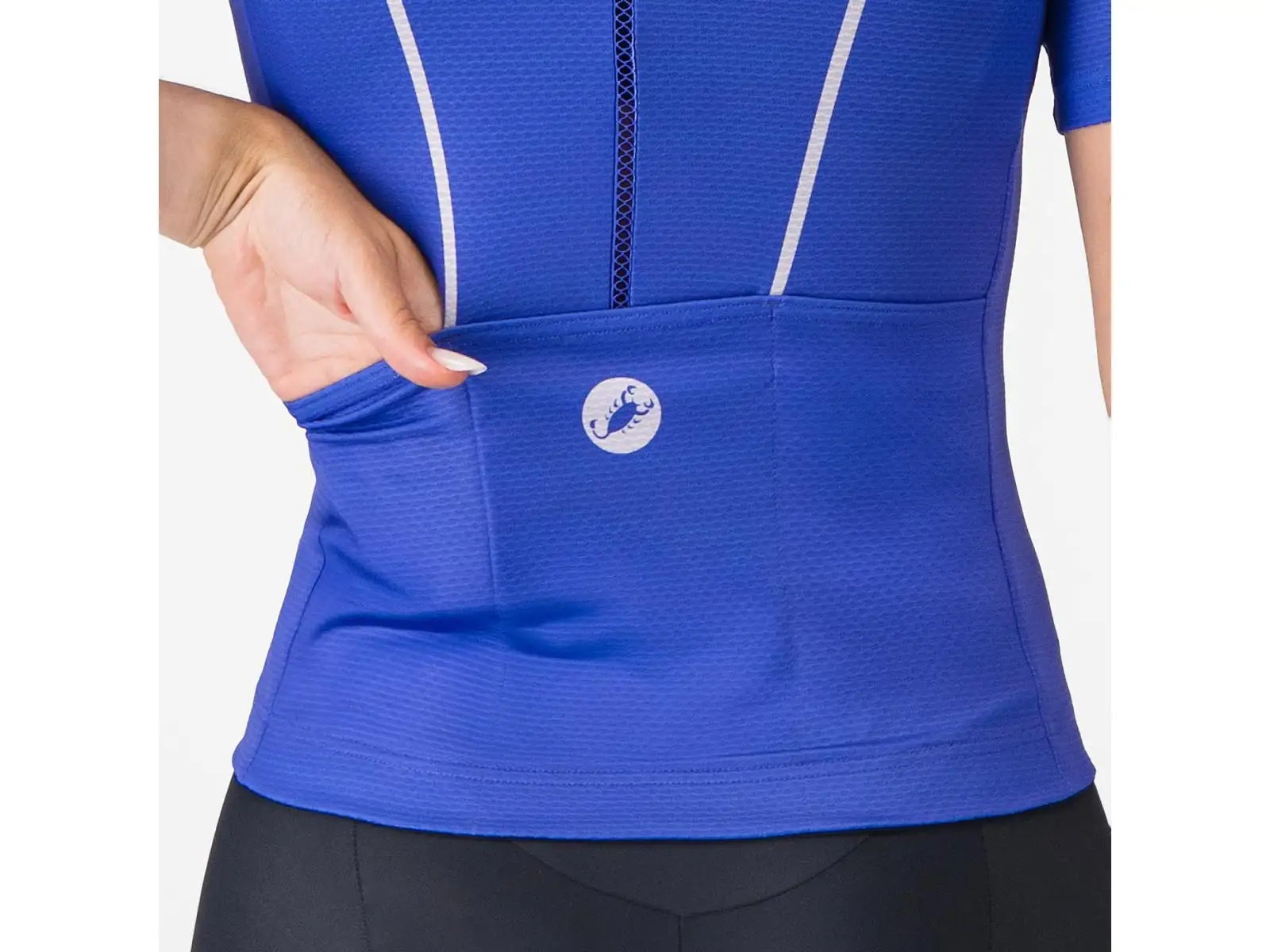Castelli Anima Flow Damen-Trikot Ultraviolet/Purple Mist