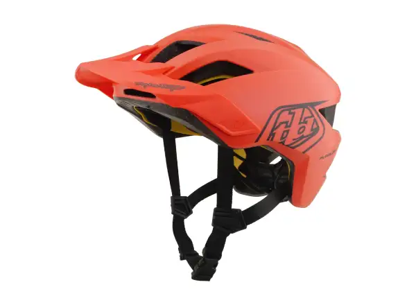 Troy Lee Designs Flowline Mips Kinderhelm Point Coral/Charcoal