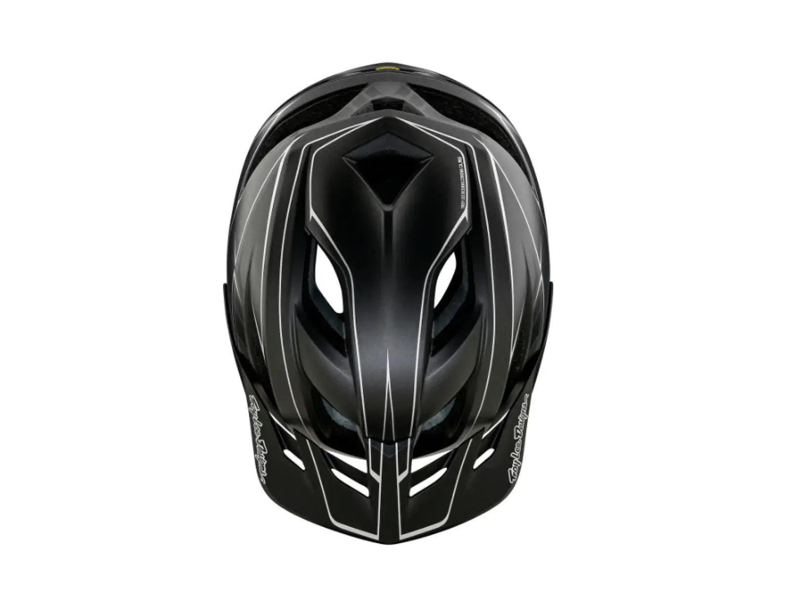 Troy Lee Designs Flowline SE MIPS Helm Pinstripe Charcoal/Black