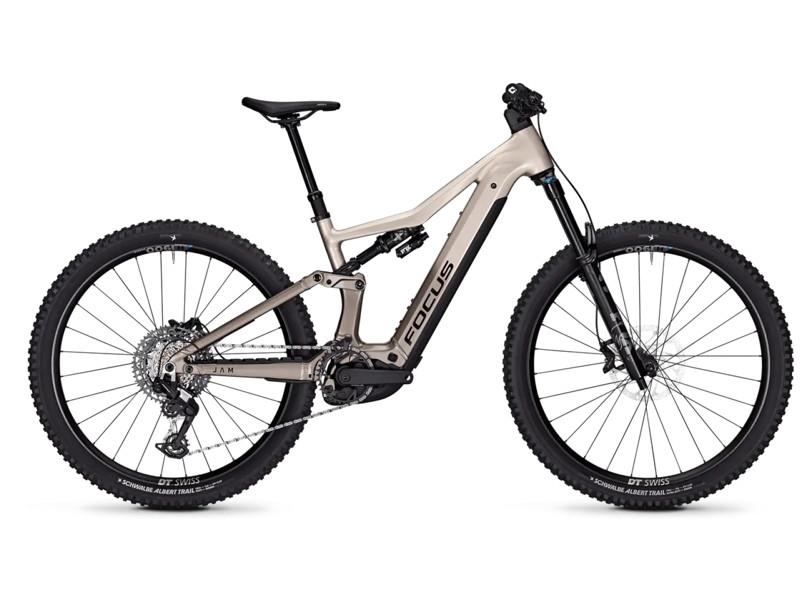 Focus JAM 9 600Wh vollgefedertes E-Bike Adamantsilver / Crystalgrey