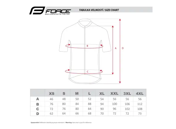 Force Fashion Herrentrikot schwarz/fluo