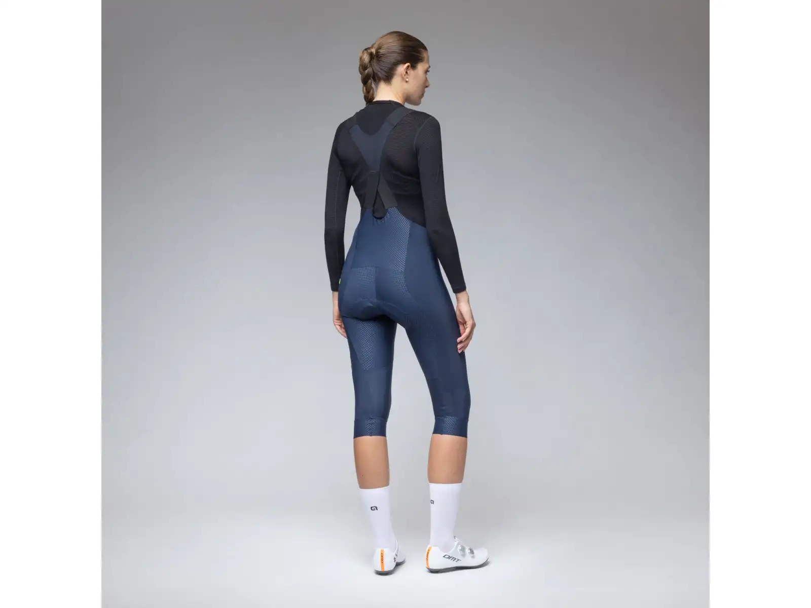 Alé R-EV1 Voltage Damen Winter 3/4 Radhose Midnight Blue