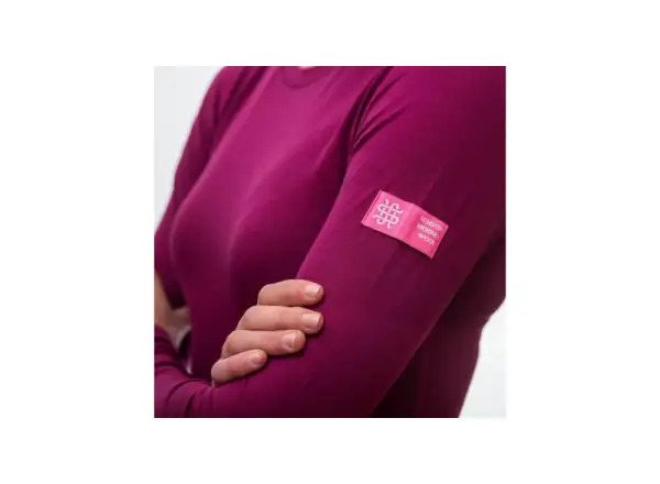 Sensor Merino Active Damenhemd Langarm Lilla