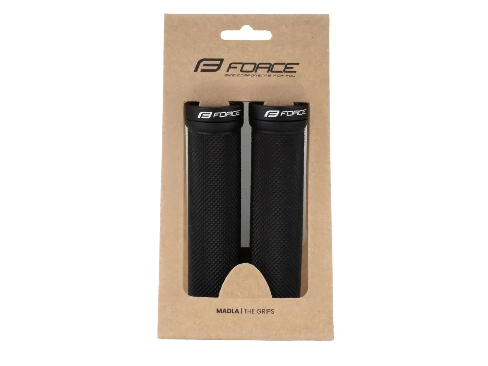 Force Griffe gummi schwarz gesichert 128mm