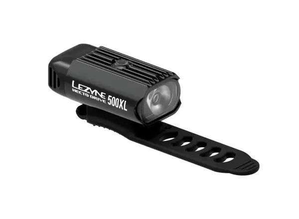 Lezyne Hecto Drive 500XL Frontlicht Schwarz/Hi Glanz