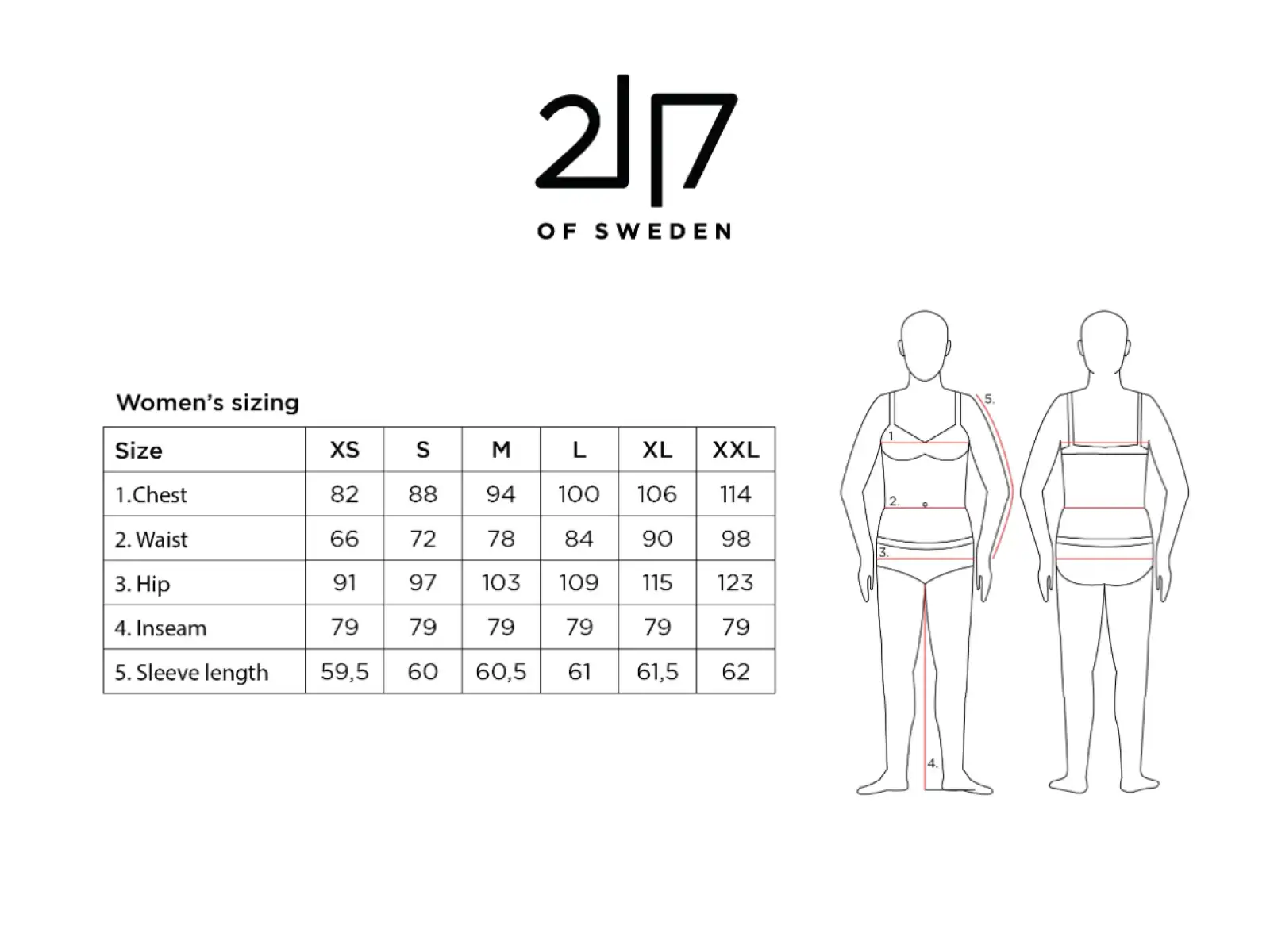 2117 of Sweden Krasse Damen Skihose Pistage