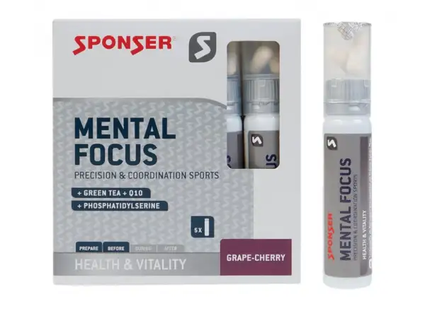 Sponser Mental Focus 5 x (25 ml + 2 Kapseln)