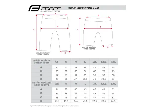Force Blade Herren Shorts mit Polsterung Schwarz